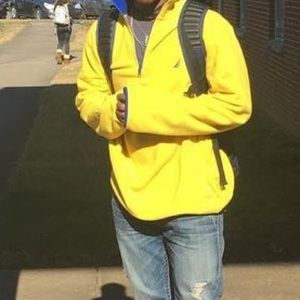 Nautica Quarter Zip Yellow Pullover